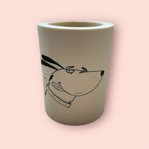 Vintage 1994 Acura Drink Koozie Family Dog advertising cartoon